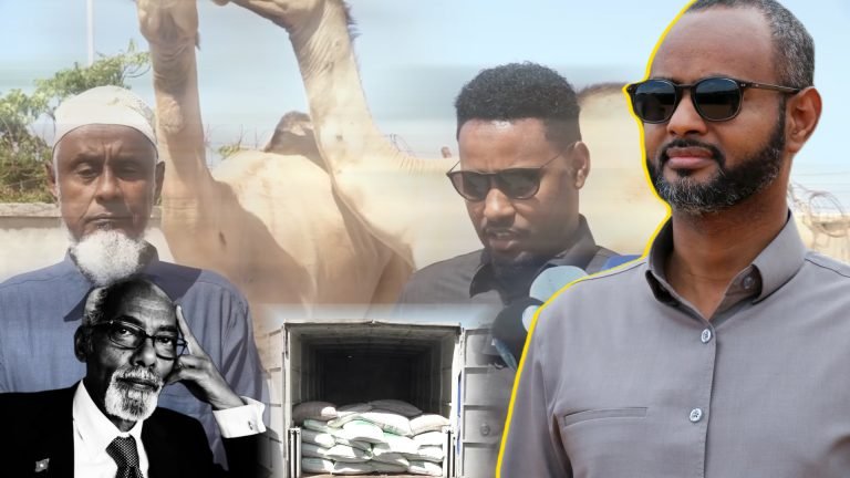 {DAAWO MUUQAALKA} Wasiirka Gaashaan-dhigga XFS oo xoolo nool iyo raashin kaga qeyb-qaatay Tacsida AUN Jawaari.