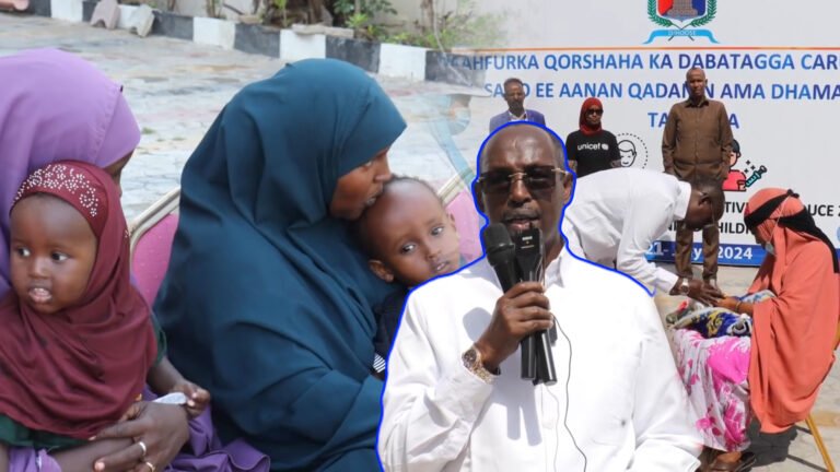 Gudoomiyaha Gobolka Banaadir ayaa daah-furay Barnaamijka Talaalka caruurta ka yar shanta sano