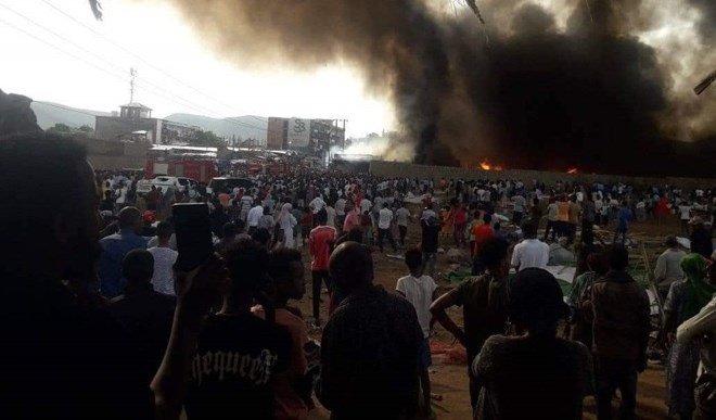 Faahfaahino Laga Helayo Dab xooggan oo maanta ka kacay suuqa Ashawa ee magaalada Diridhabe