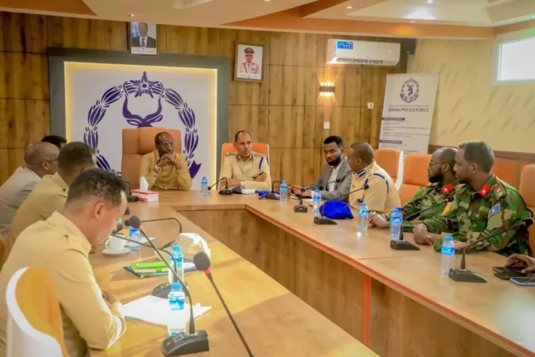 Hogaanka NISA iyo Madaxda Gobolka Banaadir oo ka shiray amniga Magaalada muqdisho.