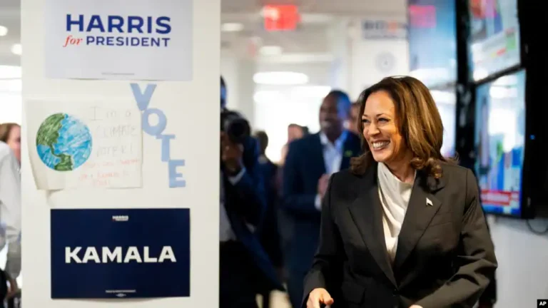 Kamala Harris oo taagero ka heshay xubnahii ugu badnaa ee xisbiga Dimoqraadiga.