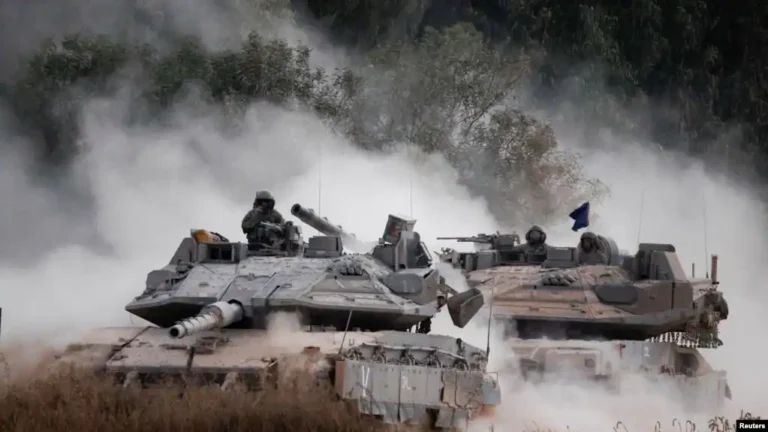 Ciidanka Israa’iil oo markale duullaan xogaan ku qaaday waqooyiga Gaza.