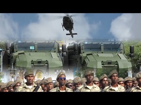 {DAAWO MUUQAALKA} Diyaarado Gaadiid Iyo Hub culus Oo Ciidamada qalabka sida ku soo bandhigen munaasabadda 1-da Luulyo