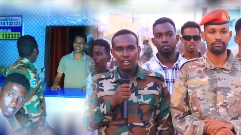 {DAAWO MUUQAALKA} Saraakiil ka tirsan Xoogga Dalka oo gaaray degmada Marka ee gobolka Shabeellaha Hoose.