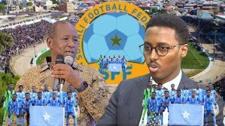 {DAAWO MUUQAALKA}  Khilaaf ka dhax qarxay Wasaarada dhlinyarada iyo Xiriirka Kubadda Cagta Soomaliya.