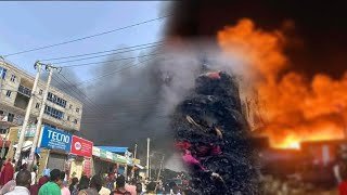 {DAAWO MUUQAALKA}  Dab xooggan oo maanta ka kacay suuqa Ashawa ee magaalada Diridhabe