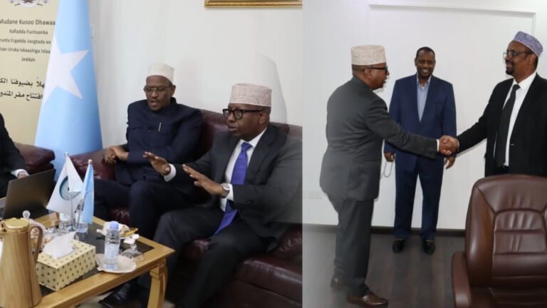 {DAAWO MUUQAALKA} Wasiir fiqi oo booqday Xarunta ururka OIC ee magaalada Jiddah ee dalka Sucuudiga.