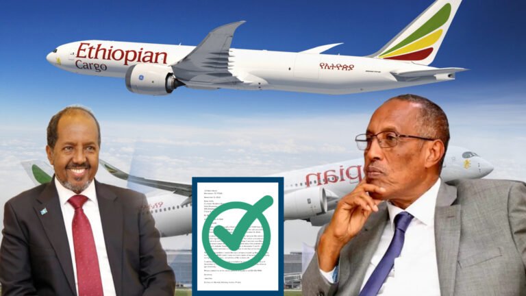 {DAAWO MUQAALKA} Shirkadda Itoobiya Airlines ayaa ugu Dambeeyn Fulisay Amarkii kasoo Baxay Dowldda Soomaaliya.