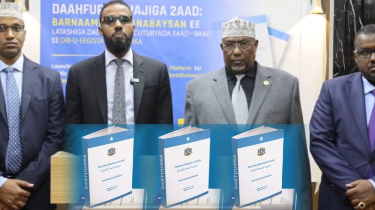 {DAAWO MUQAALKA} Daahfurka barnaamijka danabeysan ee la tashiga dadweynaha ee dastuurka