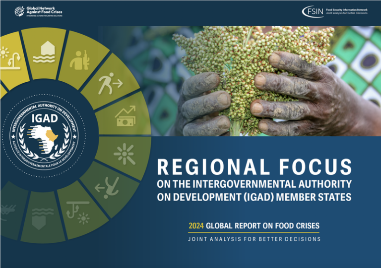 IGAD Regional Focus of the 2024 Global Report on Food Crises: Urgent Action Needed as Food Insecurity Worsens Across the IGAD Region