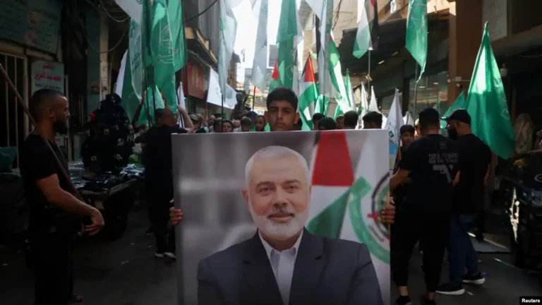 Bariga Dhexe oo Dagaal Qarka Usaaran Xili Iran ay wacad ku martay in ay u aar-gudi doonto Haniyeh
