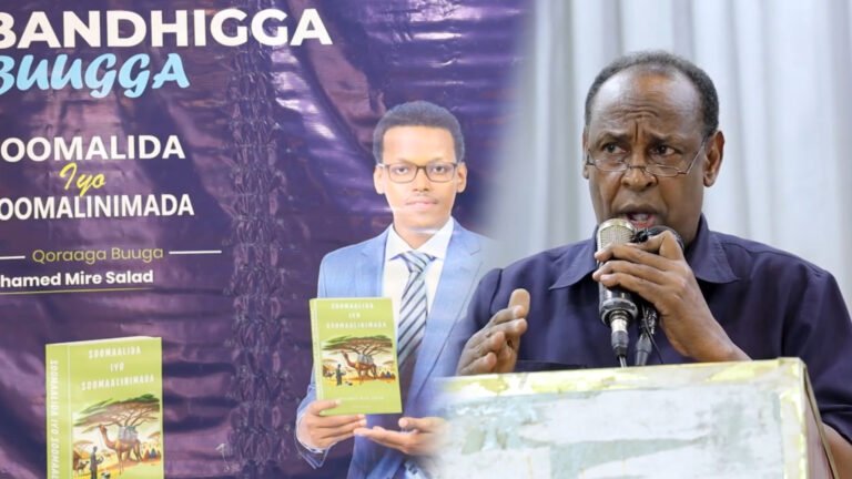 {DAAWO MUQAALKA} Prof Cabdi Shakuur “Buuga Soomaalida oyo Soomaalinimada waxaa uu ka hadlaa wax nGa maqan”