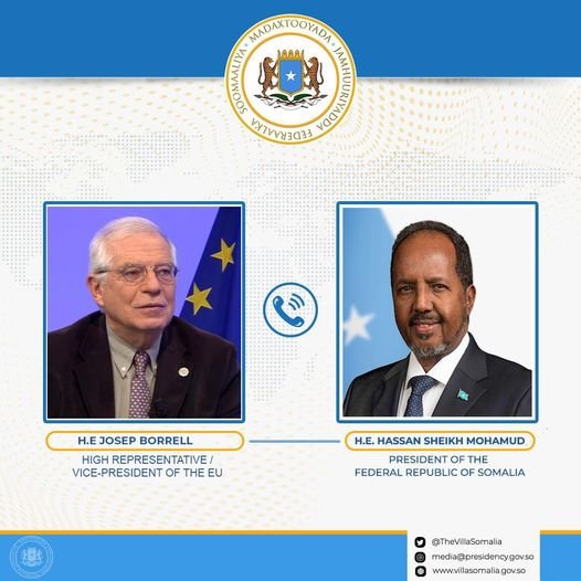 Midowga Yurub oo Madaxweyne Xasan Sheekh dajinta xiisadda kala dhaxaysa Itoobiya.