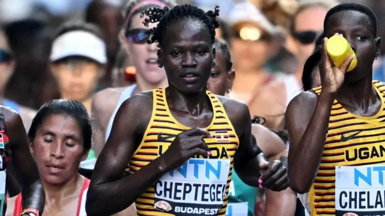 Ex-partner who killed Ugandan athlete dies from burns.