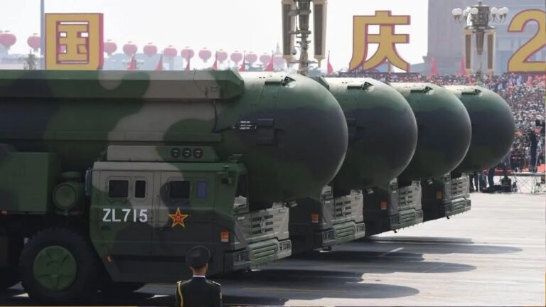 China holds rare test of long-range missile into sea