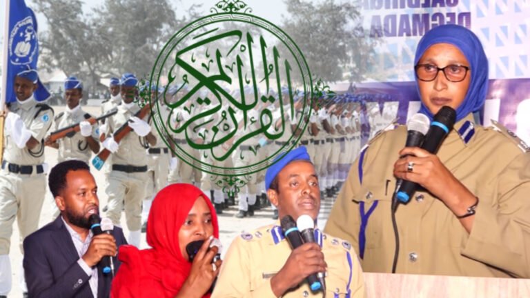 {DAAWO MUQAALKA} Degmada Xamar Jajab oo laga daahfuray xarun askarta Booliska lagu barayo maadooyinka Diiniga.