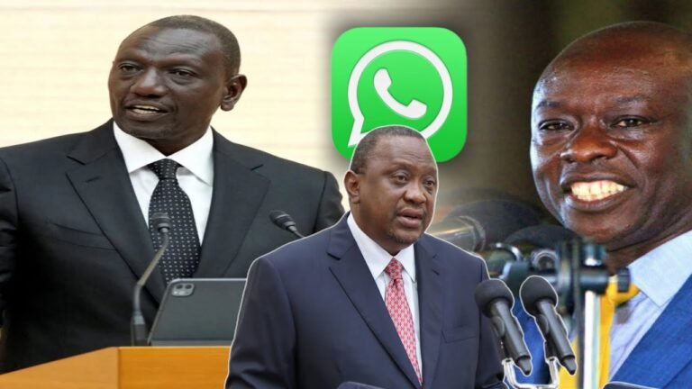 {DAAWO MUQAALKA} Madaweyne William Ruto oo Group-ka Whatsupka madaxtooyada ka saaray kuxigeenkiisa.