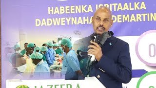 Senator Dufle "Bogaadin ayey mudan yihiin shaqaalaha isbitaalka Martiini"