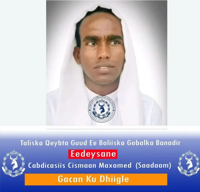 Booliska Muqdisho oo gacanta kusoo dhigay nin dilay gabar haasaawe kala dhaxeeyay.