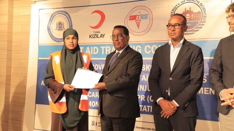 {DAAWO MUQAALKA} Turkiga oo Tababar Siiyay Howlwadeenada Hay’adda SoDMA.