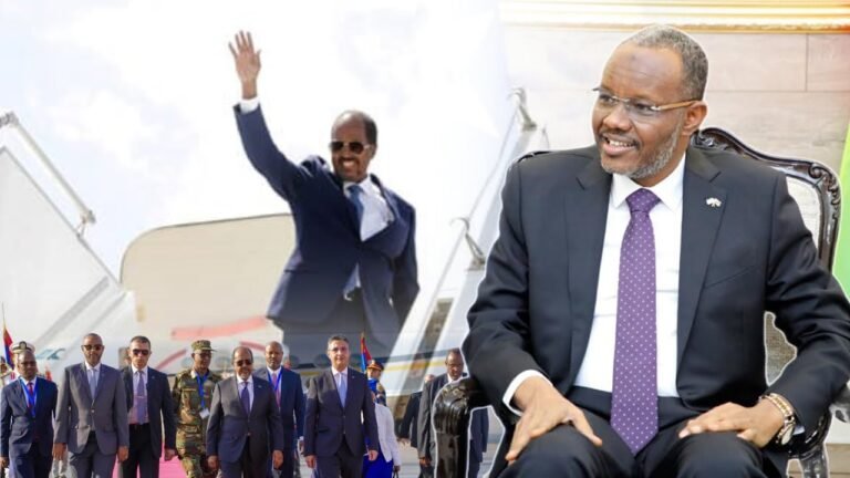 {DAAWO MUQAALKA} Madaxweyne Xasan sheekh oo ku wajahan Magalada Baydhabo.