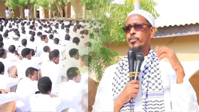 {DAAWO MUQAALKA} Culimada Garoowe “Ciidan iyo hubba waa u heli karnaa Falastiin laakiin meel aan marino ma hayno”