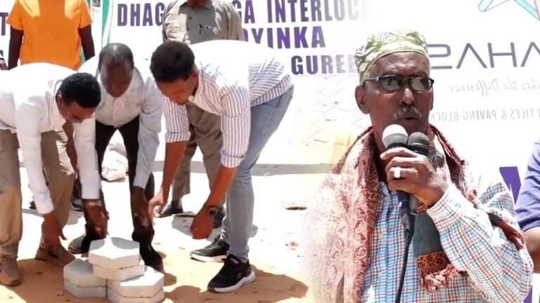 {DAAWO MUQAALKA}   Bulshada Degmada Hodan oo ka mahad celiyey dhismaha Wadada.