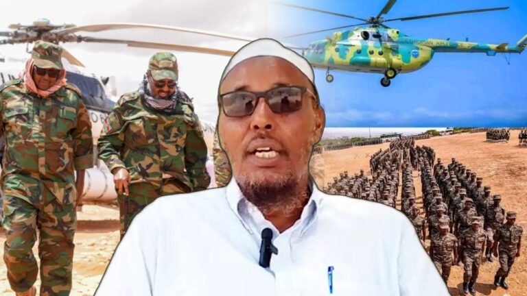 {DAAWO MUQAALKA} Sheekh Axmed oo shacabka D Aadan-Yabaal ku dhiiri galiyey sida geesinimada leh ee AS ay isaga Sareen