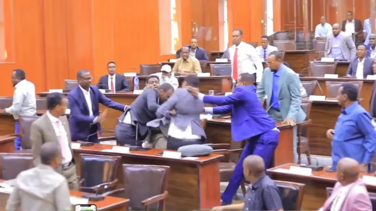 {DAAWO MUQAALKA} Degdeg: Dagaal gacan ka hadal ah oo ka dhacay golaha Wakiiladda Somaliland