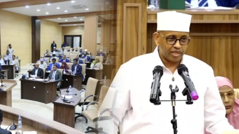 {DAAWO MUQAALKA} Senator Saalax Axmed Jaamac waxaa uu ku maqanyahay shaqo qaranku u idmaday