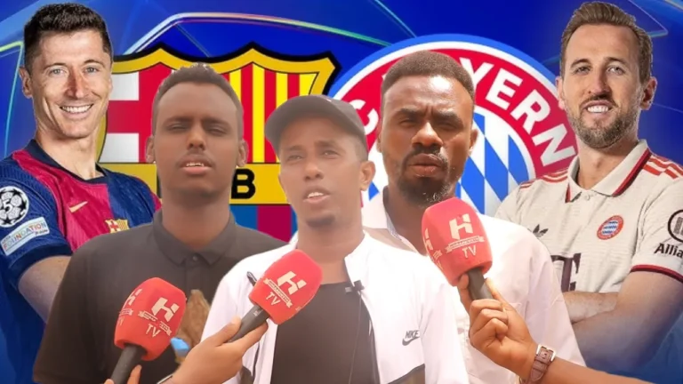 {DAAWO MUUQAALKA} Bulshada Baladwayne Kulanka Adag ee udhaxeeya Barcelona iyo Bayer Munich side ugu aragti Dhiibteen?