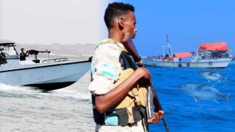 {DAAWO MUUQAALKA} Ciidamada Ilaalada Xeebaha Oo Qabtay Doon Sharci Daro Uga Kaluumeysaneysay Badda Soomaaliya