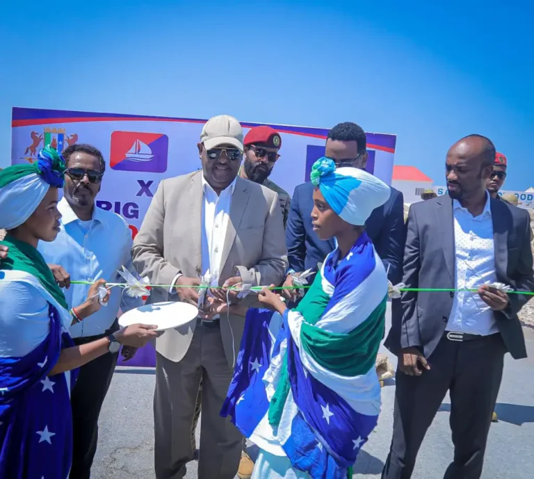 Madaxweyne Deni oo xariga ka jaray Mashaariic Boosaaso laga hirgaliyay