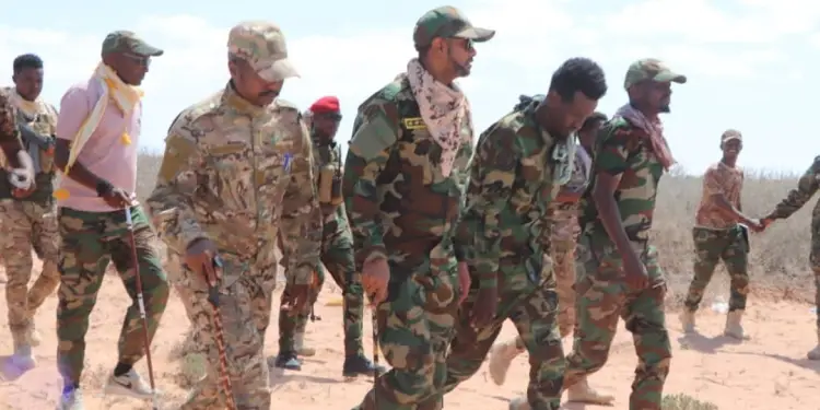 Wafdi Dowlada Soomaaliya ka socda oo Gaaray Furumaha Dagaalka Galgaduud.