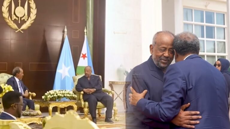 {DAAWO MUUQAALKA} Madaxweynayaasha Soomaaliya iyo Jabuuti oo kulan muhiim ah ku yeeshay magaalada Jabuuti.