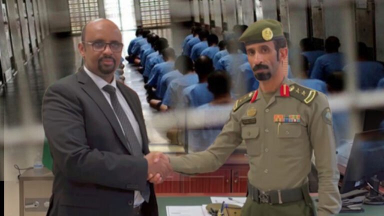 {DAAWO MUQAALKA} Safiirka Somaaliya ee sacuudiga oo booqday maxaabiista ku xiran gudaha sacuudiga.