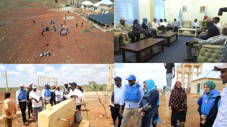 {DAAWO MUUQAALKA} Wafdi ka socda DFS iyo Qaramada Midoobay oo booqday magaalada Baydhabo.