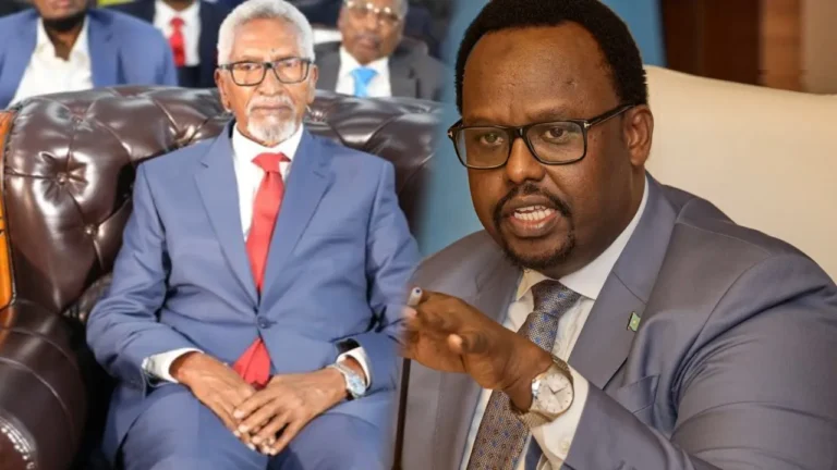 {DAAWO MUQAALKA} Guddoomiye Cabdi Xaanshi iyo Raiisulwasaare ku xigeenka oo ka heshiiyay khilaafkii u dhaxeeyay.