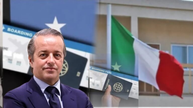 {DAAWO MUUQAALKA} Talyaaniga oo Faah faahin ka bixiyay sababta uu u joojiyay dal ku-galkii lagu bixin jiray Somaliga