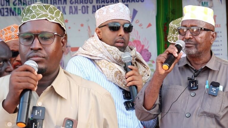 {DAAWO MUUQAALKA}  Ugaas Yuusuf oo soo Dhaweeyn iyo Marti qaad loogu Sameeyey Deegaanka qalanquul