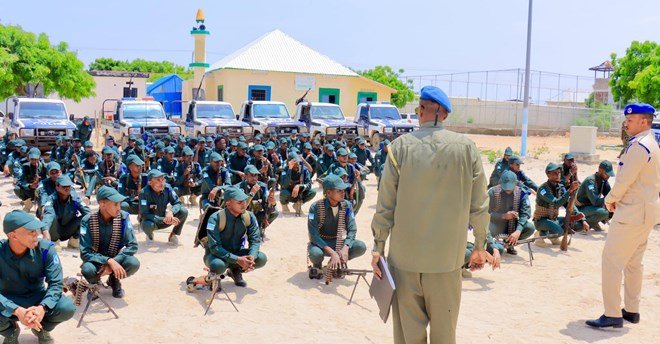 Jubaland oo soo bandhigtay ciidankii sugi lahaa amaanka Doorashooyinka