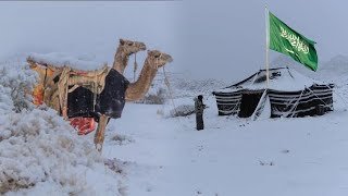 {DAAWO MUUQAALKA}Baraf markii u horeysay ka da’ay Saxaraha Sacuudiga