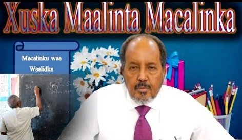 {DAAWO MUQAALKA} Dad hadii la rabo in la dumiyo Macalinkaa La xumeeyaa” Madaxweyne Xasan Shiikh