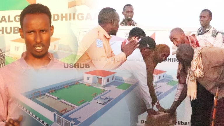 {DAAWO MUQAALKA} Dhismaha Hayga martidda Degmadda Farlibaax oo la dhagax dhigay.