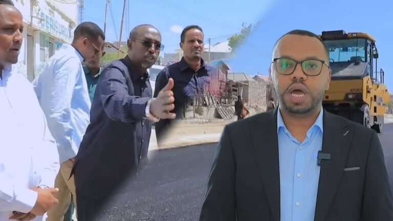 {DAAWO MUQAALKA} Guddoomiye Madaale oo kormeeray wadooyin uu dhismo ka socdo.