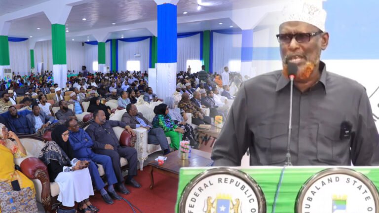 {DAAWO MUQAALKA}  Gudoomiyaha Barlamaanka jubaland oo baaq u diray xildhibaanada Jubalad.