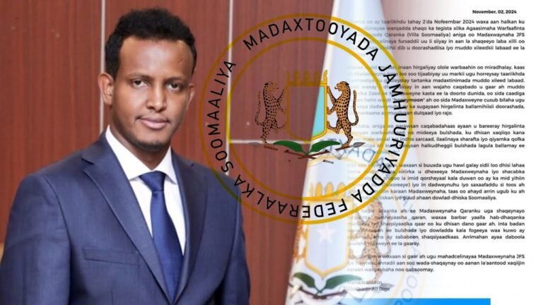{DAAWO MUQAALKA} Maxay tahay sababta uu isku Casilay Agaasimii Warfaafinta Madaxtooyda Soomaaliya.?