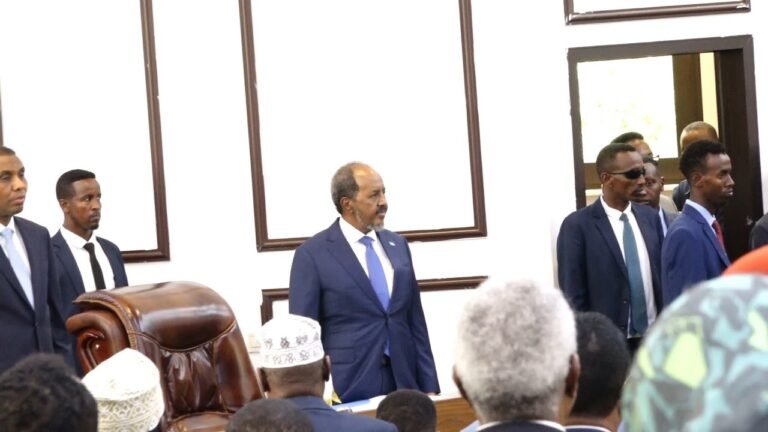 {DAAWO MUQAALKA} Muxuu Madaxweyne Xasan shiikh kala hadlay Xildhibaanada Goalaha shacabka.?