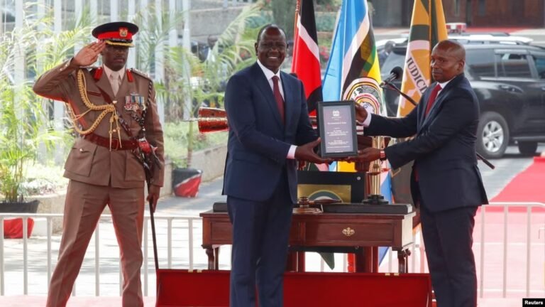 Kenya’s new deputy president sworn in