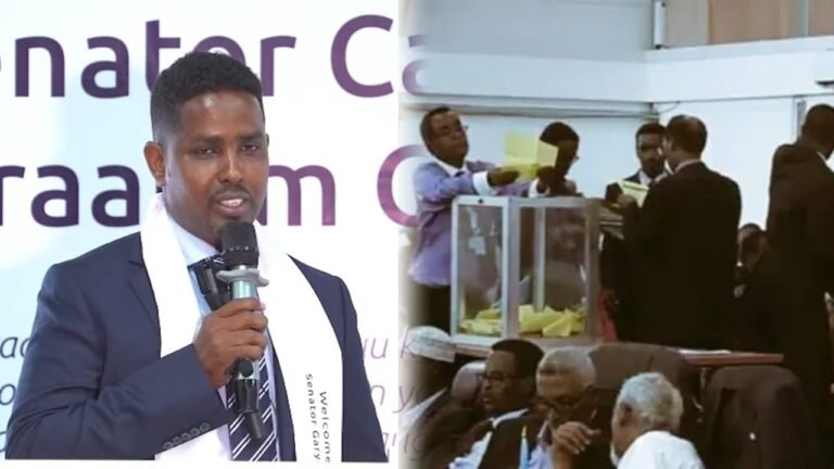 {DAAWO MUQAALKA} Senator Cabdi wali “Kuwa Doorashada diidan qaar 3 jeer madaxweyne doontay oo waayey ayaa ku jira”